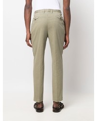 Pantalon chino olive Dell'oglio