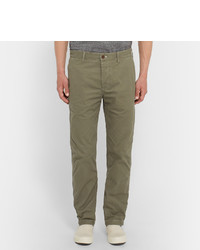 Pantalon chino olive