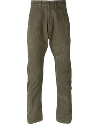 Pantalon chino olive