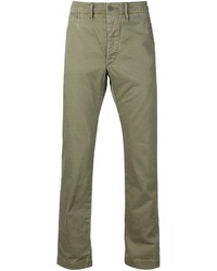 Pantalon chino olive