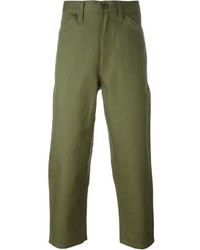 Pantalon chino olive