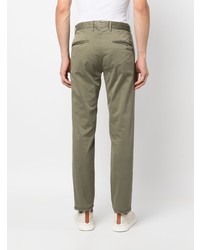 Pantalon chino olive Incotex