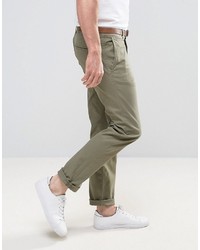 Pantalon chino olive Esprit