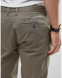 Pantalon chino olive Sisley