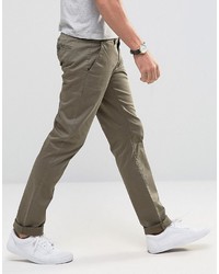 Pantalon chino olive Sisley