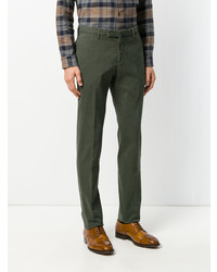 Pantalon chino olive Incotex