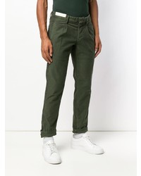 Pantalon chino olive Incotex