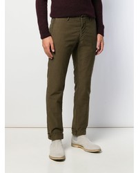 Pantalon chino olive Incotex