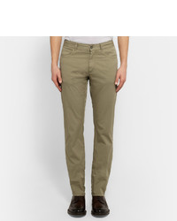 Pantalon chino olive Canali