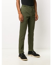 Pantalon chino olive Incotex