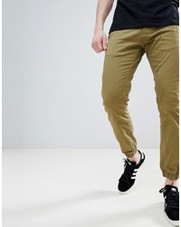 Pantalon chino olive Solid