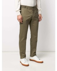 Pantalon chino olive Incotex