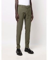 Pantalon chino olive Incotex