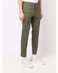 Pantalon chino olive Incotex