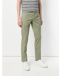 Pantalon chino olive Incotex