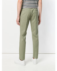 Pantalon chino olive Incotex