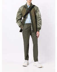 Pantalon chino olive Alexander McQueen