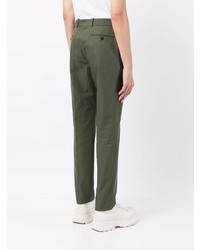 Pantalon chino olive Alexander McQueen