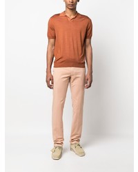 Pantalon chino orange Canali