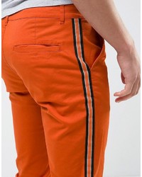 Pantalon chino orange Asos