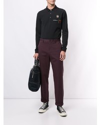 Pantalon chino pourpre foncé Kent & Curwen