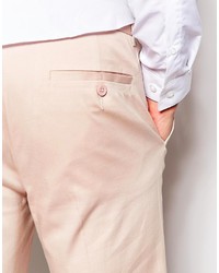 Pantalon chino rose Asos