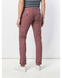 Pantalon chino rose Incotex