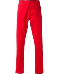 Pantalon chino rouge AMI Alexandre Mattiussi