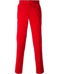 Pantalon chino rouge Aspesi