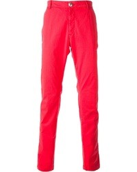 Pantalon chino rouge Hydrogen