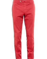 Pantalon chino rouge