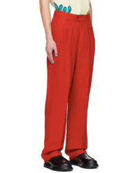 Pantalon chino rouge Jacquemus