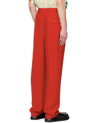 Pantalon chino rouge Jacquemus