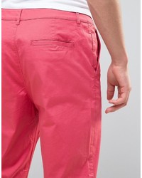 Pantalon chino rouge Asos