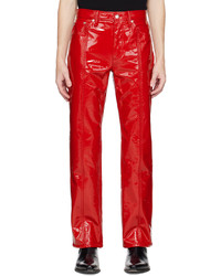 Pantalon chino rouge Séfr