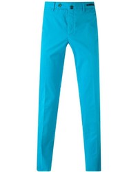 Pantalon chino turquoise Pt01