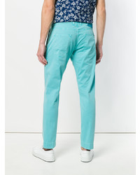 Pantalon chino turquoise Jacob Cohen