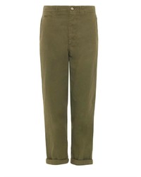 Pantalon chino vert foncé