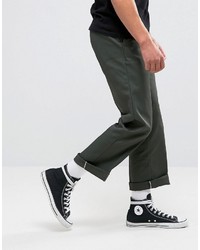 Pantalon chino vert foncé Dickies