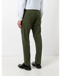 Pantalon chino vert foncé AMI Alexandre Mattiussi