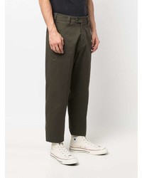 Pantalon chino vert foncé Low Brand