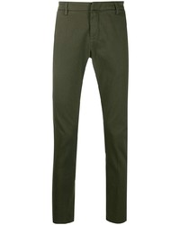 Pantalon chino vert foncé Dondup