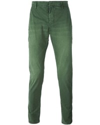 Pantalon chino vert foncé Dondup