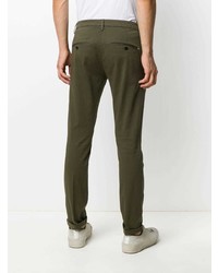 Pantalon chino vert foncé Dondup