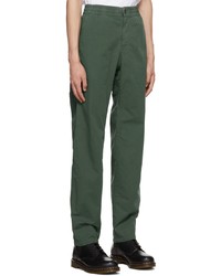 Pantalon chino vert foncé A.P.C.