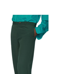 Pantalon chino vert foncé Balenciaga