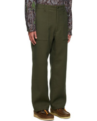 Pantalon chino vert foncé South2 West8