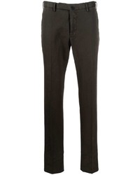 Pantalon chino vert foncé Incotex