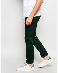 Pantalon chino vert foncé Jack and Jones