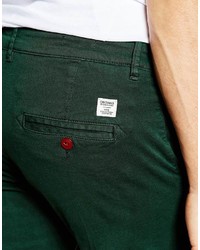 Pantalon chino vert foncé Jack and Jones